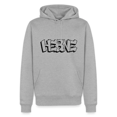 Hoodie Herne "Graffiti" Dark Edition - Grau meliert