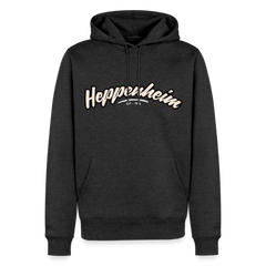 Hoodie Heppenheim "Graffiti Tag White" - Anthrazit meliert