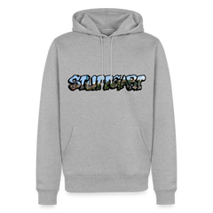 Hoodie Stuttgart "Panorama Graffiti" - Grau meliert