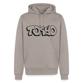 Hoodie Japan Graffiti "Tokyo Plain" - Taupe