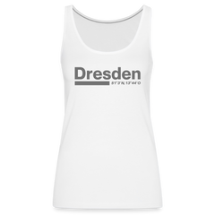 Tanktop Ladies Dresden "Bold GPS" - Weiß
