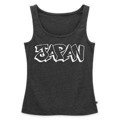 Tanktop Ladies Japan Graffiti "JP Bright Edition" - Anthrazit meliert