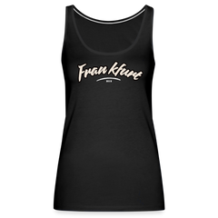 Tanktop Ladies Frankfurt (Main) "Graffiti Tag White" - Schwarz