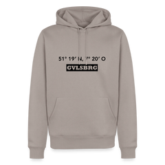 Hoodie Gevelsberg "GVLSBRG GPS" Dark Edition - Taupe
