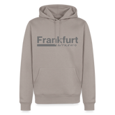 Hoodie Frankfurt (Main) "Bold GPS" - Taupe