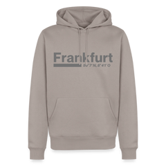 Hoodie Frankfurt (Main) "Bold GPS" - Taupe