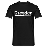 T-Shirt Dresden "Bold GPS White" - Schwarz