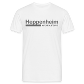 T-Shirt Heppenheim "Bold GPS" - Weiß