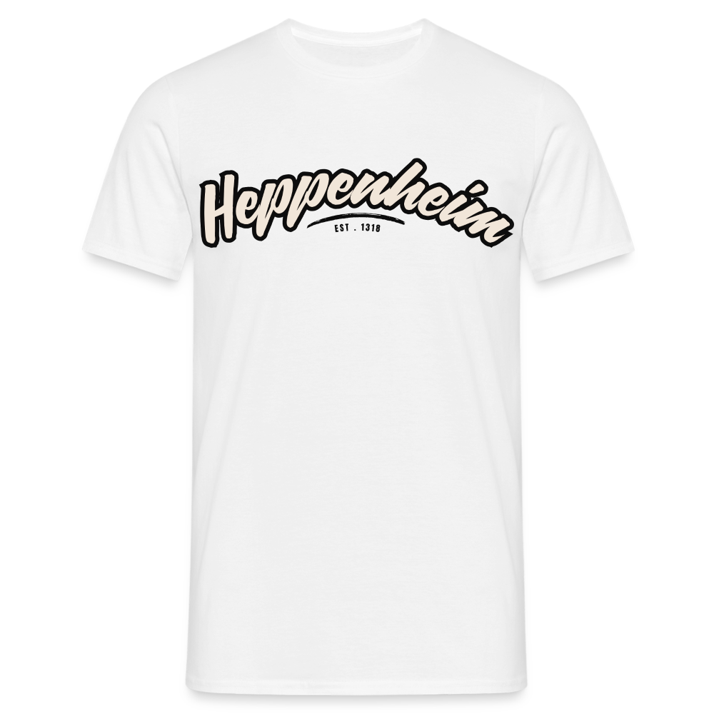 T-Shirt Heppenheim "Graffiti Tag" - Weiß