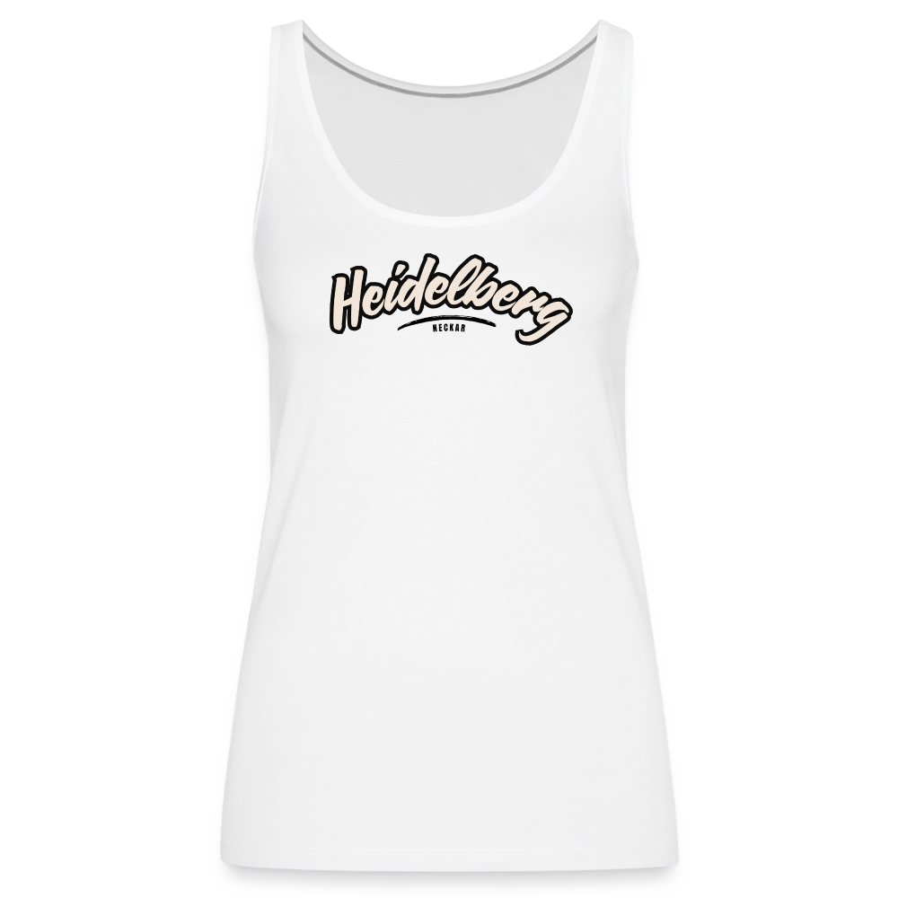 Tanktop Ladies Heidelberg "Graffiti Tag" - Weiß