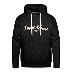 Hoodie Frankfurt (Main) "Graffiti Tag White" - Anthrazit