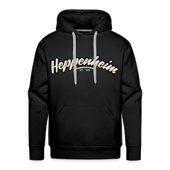 Hoodie Heppenheim "Graffiti Tag White" - Schwarz
