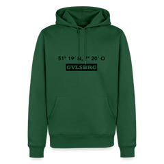 Hoodie Gevelsberg "GVLSBRG GPS" Dark Edition - Flaschengrün