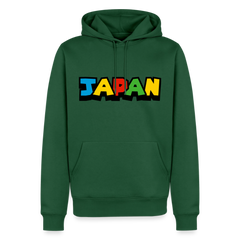 Hoodie Japan "Mario Style" - Flaschengrün