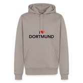 Hoodie "I Love Dortmund" Bright Edition - Taupe