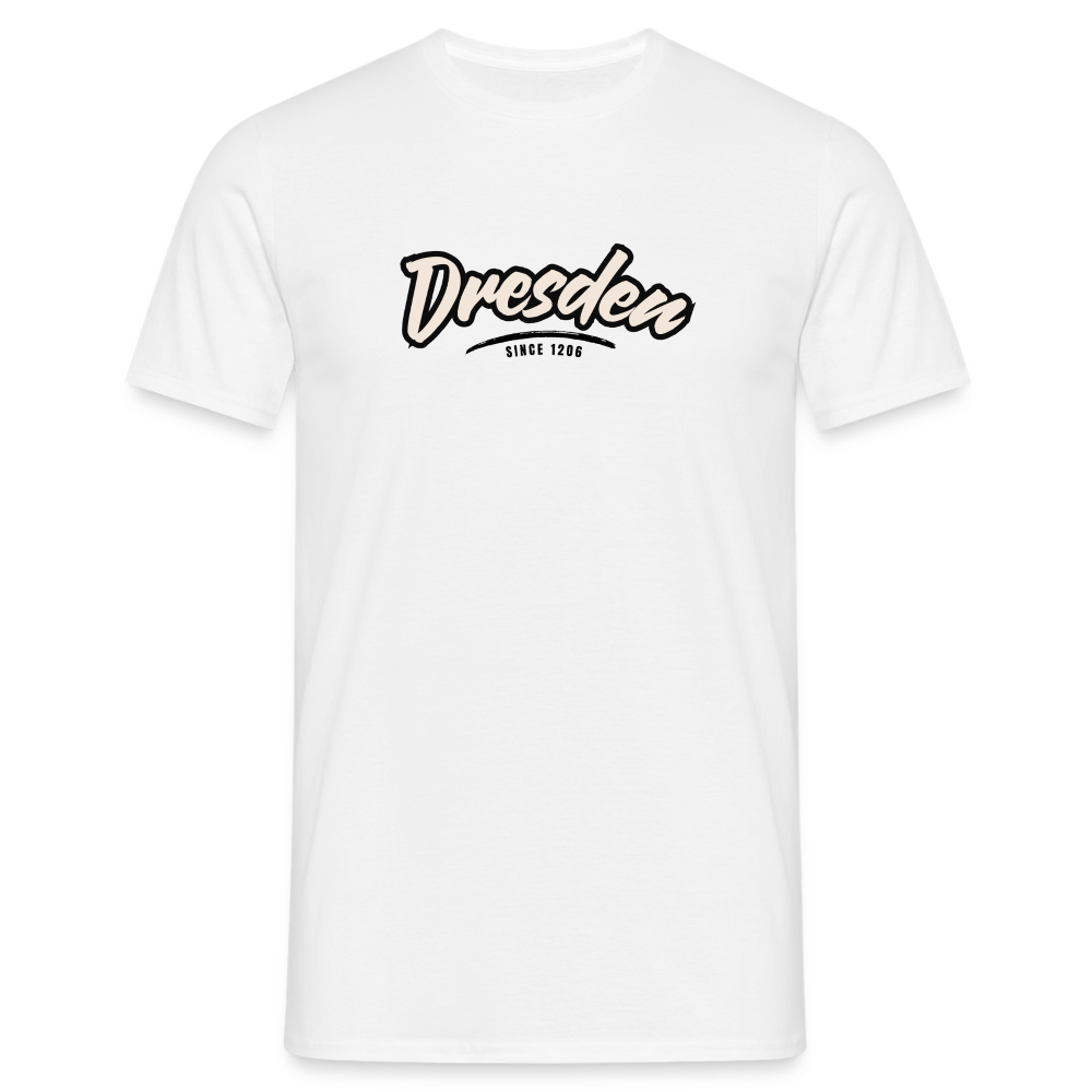T-Shirt Dresden "Graffiti Tag" - Weiß