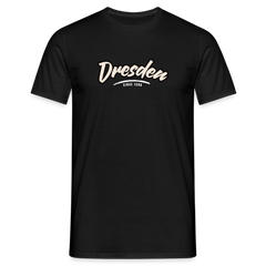 T-Shirt Dresden "Graffiti Tag White" - Schwarz