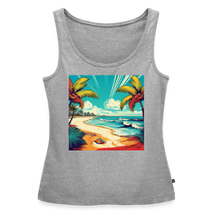 Tanktop Ladies Mexico "Paradise Tulum" - Grau meliert