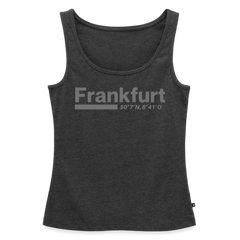 Tanktop Ladies Frankfurt (Main) "Bold GPS" - Anthrazit meliert