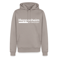 Hoodie Heppenheim "Bold GPS White" - Taupe