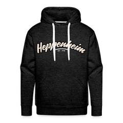 Hoodie Heppenheim "Graffiti Tag White" - Anthrazit