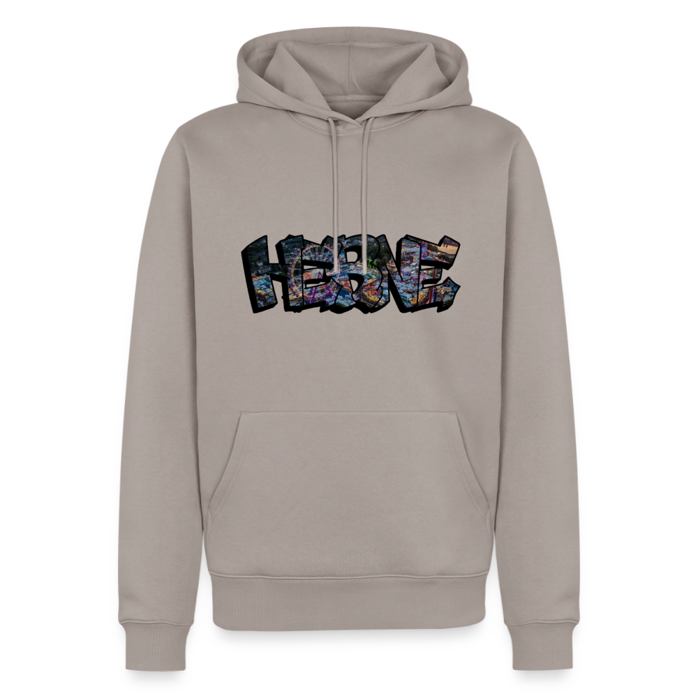 Hoodie Herne "Kirmes Night" - Taupe