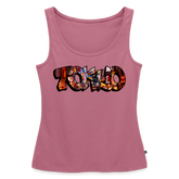Tanktop Ladies Japan Graffiti "Tokyo" - Mauve