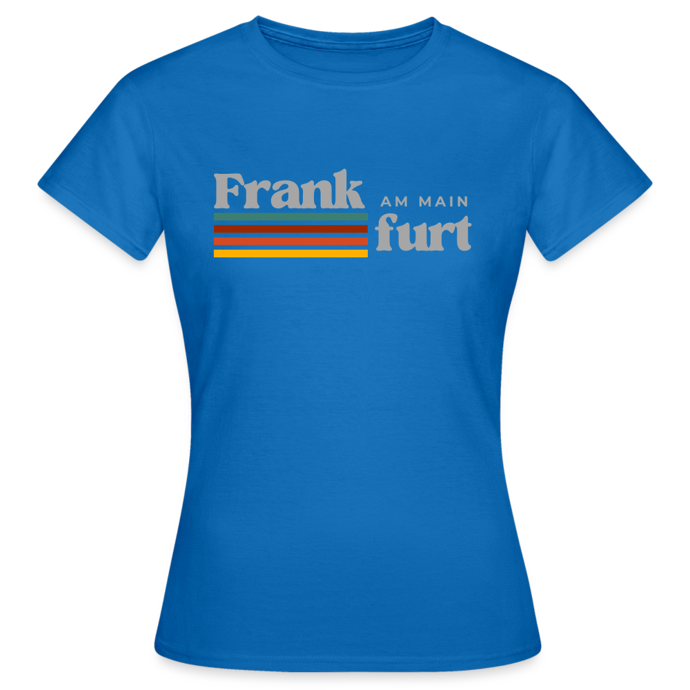 T-Shirt Ladies Frankfurt (Main) "Retro" - Royalblau