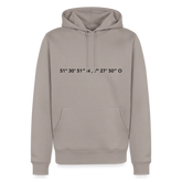 Hoodie Dortmund "GPS" Dark Edition - Taupe