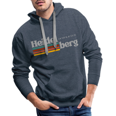 Hoodie Heidelberg "Retro" - Jeansblau