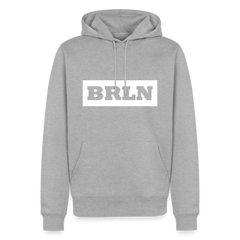 Hoodie Berlin "BRLN" Bright Edition - Grau meliert