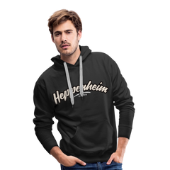 Hoodie Heppenheim "Graffiti Tag White" - Schwarz