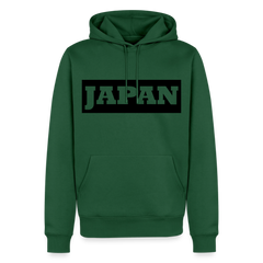 Hoodie Japan "Bold" - Flaschengrün