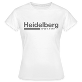 T-Shirt Ladies Heidelberg "Bold GPS" - Weiß