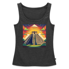 Tanktop Ladies Mexico "Pyramide" - Anthrazit meliert