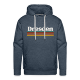 Hoodie Dresden "Retro" - Jeansblau