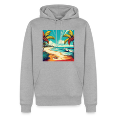 Hoodie Mexico "Paradise Tulum" - Grau meliert