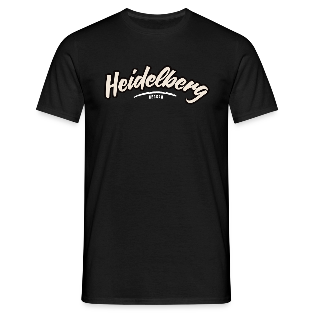 T-Shirt Heidelberg "Graffiti Tag White" - Schwarz