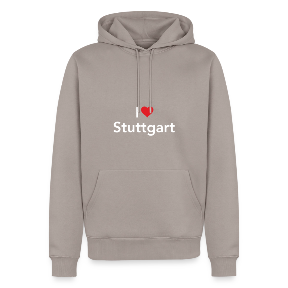 Hoodie "I Love Stuttgart" Bright Edition - Taupe
