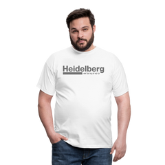 T-Shirt Heidelberg "Bold GPS" - Weiß