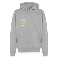 Hoodie Dortmund "Metropolen" Bright Edition - Grau meliert