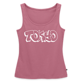 Tanktop Ladies Japan Graffiti "Tokyo Bright Edition" - Mauve