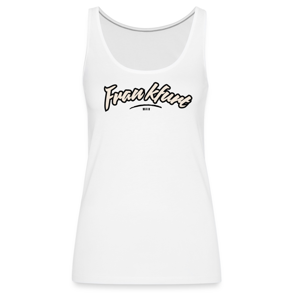 Tanktop Ladies Frankfurt (Main) "Graffiti Tag" - Weiß