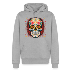 Hoodie Mexico "Craneo Dos" - Grau meliert