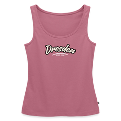Tanktop Ladies Dresden "Graffiti Tag White" - Mauve