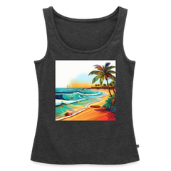 Tanktop Ladies Mexico "Paradise Cancun" - Anthrazit meliert