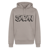 Hoodie Japan Graffiti "JP Plain" - Taupe