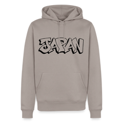 Hoodie Japan Graffiti "JP Plain" - Taupe
