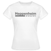 T-Shirt Ladies Heppenheim "Bold GPS" - Weiß