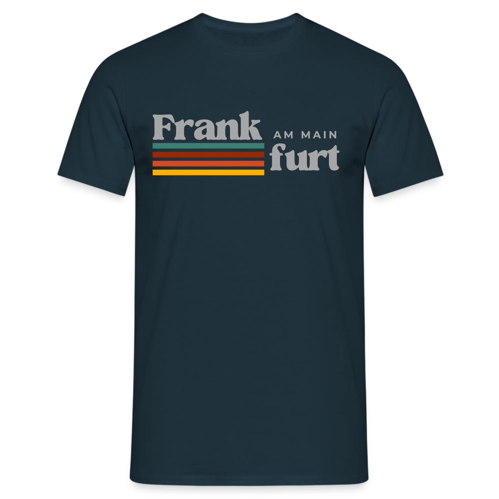 T-Shirt Frankfurt (Main) "Retro" - Navy